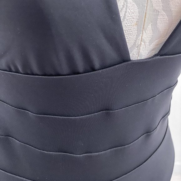 Anthropologie So De Mel L Swimsuit Deep Plunge One-Piece Black - Picture 2 of 14